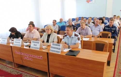 Глава района Ольга Мельникова приняла участие в заседании КЧС под руководством Губернатора области Василия Голубева