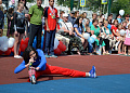 В День Рождения города юные белокалитвинцы получили в подарок многофункциональную спортивную площадку