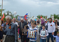 Более 11 тысяч белокалитвинцев стали участниками шествия  «Бессмертного полка»