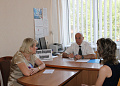 Заместитель председателя Контрольно-счетной палаты Ростовской области Владимир Жуков совместно с Главой района Ольгой Мельниковой провели личный прием граждан