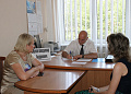 Заместитель председателя Контрольно-счетной палаты Ростовской области Владимир Жуков совместно с Главой района Ольгой Мельниковой провели личный прием граждан