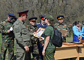 Во время проведения военно-полевых сборов юные  казаки получили благословение на несение военной службы