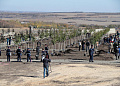 Делегация Белокалитвинского района приняла участие в закладке сада Победы на «Самбекских высотах»