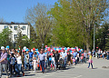 В Белокалитвинском районе возобновляется добрая, всеми любимая традиция – праздничная демонстрация трудовых коллективов 