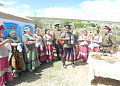 В хуторе Дядин состоялись 12-й фестиваль казачьего быта и народного творчества «Троицкие гуляния»