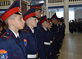 Губернатор Ростовской области Василий Голубев и Глава района Ольга Мельникова поздравили кадет Белокалитвинского Матвея Платова казачьего кадетского корпуса с принятием Кодекса чести