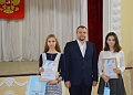 В День Конституции глава Администрации района Ольга Мельникова вручила паспорта юным белокалитвинцам