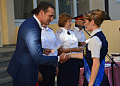 Глава района Ольга Мельникова поздравила выпускников с окончанием  «Белокалитвинского Матвея Платова казачьего кадетского корпуса»