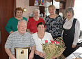 Глава района Ольга Мельникова поздравила с 55-летием совместной жизни  семью Кушнаревых 