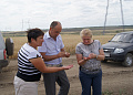 В рамках проведения уборочной кампании Ольга Мельникова посетила сельхозпредприятия района 
