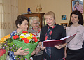 Глава Администрации района Ольга Мельникова поздравила с 90-летним юбилеем «Врача высшей категории» Марию Михайловну Черникову